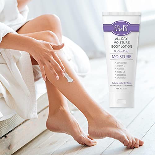 Belli Skincare All Day Moisture Body Lotion, Pregnancy Moisturizer (6.5