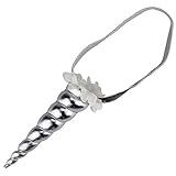Love Sweety Shiny Unicorn Horn Elastic Headband Cosplay Costume Easter Headpiece (Sliver)