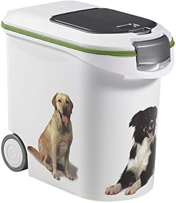 Curver Contenedor Alimentos 12 Kg con ruedas Perros: Amazon.es: Productos para mascotas