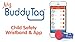 My Buddy Tag with Silicone Wristband, Blue