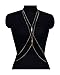 Boosic Bikini Crossover Harness Double Layered Disc Body Chain For Women