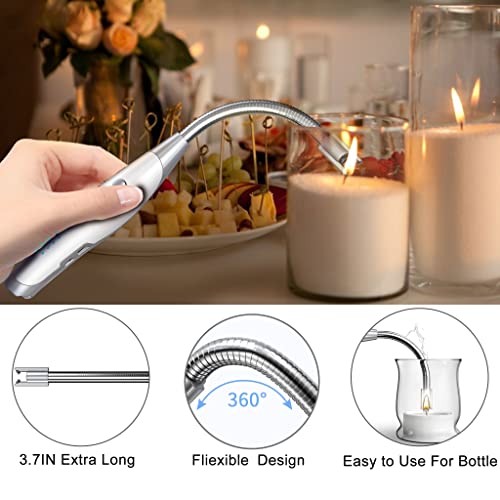 Candle Lighter, ATMizhi Electric Lighter Rechargeable Long Lighter