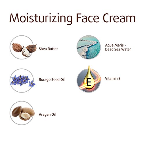 Face Cream moisturizer For Dry Skin and Normal. Vitamin E oil, Argan