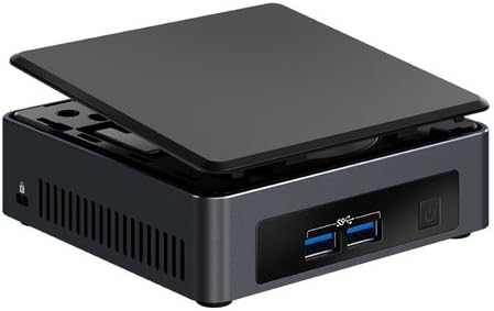 Intel NUC NUC7i3DNKE Mini PC/HTPC, Intel Dual-Core i3-7100U 2.4GHz, 16GB DDR4, 128GB SSD, WiFi, Bluetooth, 4k Support, Dual Monitor Capable, Windows 10 Professional 64Bit (16GB Ram + 128GB SSD)