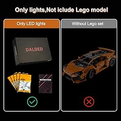 DALDED LED Lighting Kit for Lego Technic