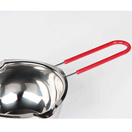 304 Stainless Steel Double Boiler,Candle Making Kit,Melting Pot for Butter Chocolate Candy Butter Cheese Caramel - Thumbnail 6