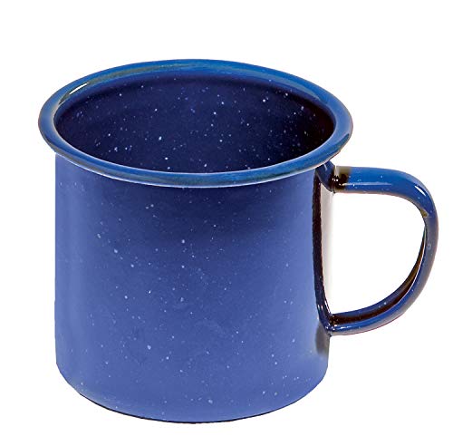 Texsport 12 Oz. Blue Enamel Coffee Cup Mug (Set of 12)