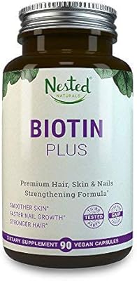 Biotin Plus 5000 Mcg 90 High Potency Vegan Capsules Male