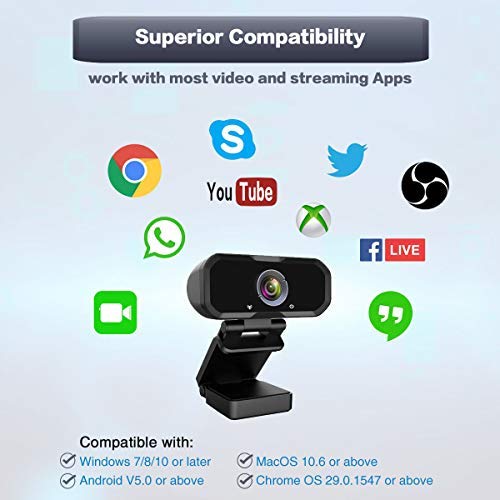 Webcam-1080p-HD-Computer-Camera-Microphone-Laptop-USB-PC-Webcam-HD-Full-Gaming-Computer-Camera-Recording-Pro-Video-Web-Camera-for-Calling-Conferencing-110-Degree-Live-Streaming-Widescreen-Webcam