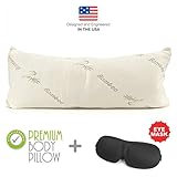 Premium Bamboo Body Pillow Shredded Memory Foam - Pregnancy / Maternity Pillow 40
