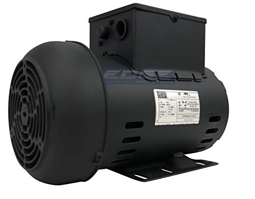 5 HP SPL Compressor Motor Electric 56 Frame Single Phase 3455 rpm, 5/8" Shaft