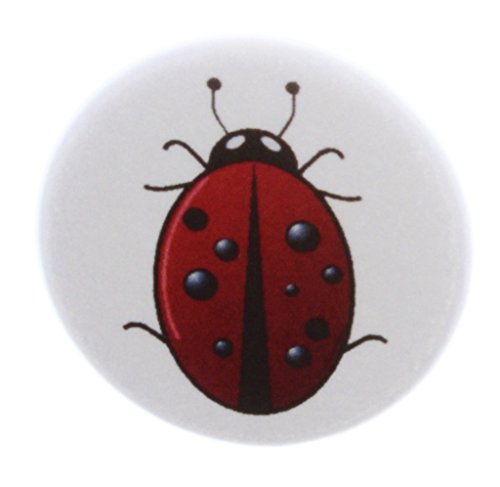 A&T Designs QTY 10 Classic Ladybug (C) 1.25" Pinback Buttons Pins Ladybird Luck