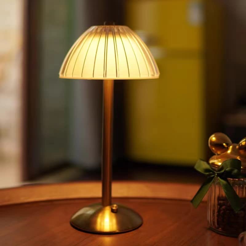 Kizozo Lampe de table sans fil LED, avec batterie, Lampe de table LED à intensité variable - Lampe de chevet pour salon, chambre à coucher, 3 couleurs de lumièr