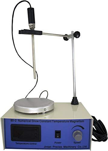 Duda Diesel magsHP 85-2 Magnetic Stirrer with Digital Thermal Controlled Hot Plate 2000 RPM, 8.4" Height, 9" Wide, 10.864566929133858" Length, Gallons - Thumbnail 4