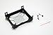 Black Plastic CPU Fan Mounting Bracket Base for Socket 478
