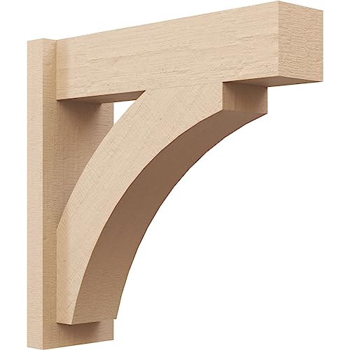 Ekena Millwork 7 1/2"W x 28"D x 28"H Thorton Block Rough Cedar Woodgrain Timber…