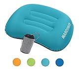 MARCHWAY Ultralight Compact Inflatable Camping Pillow - Soft Compressible Portable for Outdoor Camp, Travel, Sport, Hiking, Backpacking