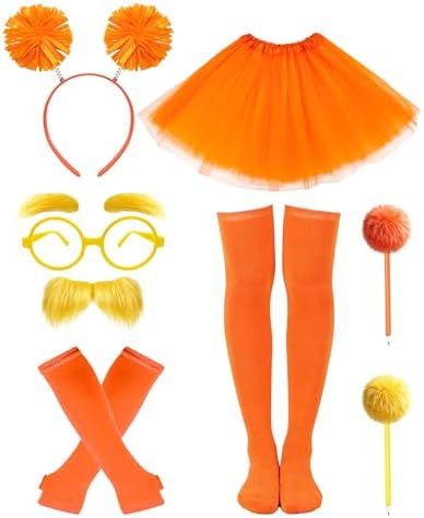 Disfraz De Cuerpo Entero Naranja Con Bigote Y Cejas – Mono Zentai De Elastano, Tallas XS A 2XL, Ideal Para Halloween, Cosplay Y Fiestas Temáticas