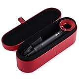 Dyson Supersonic Hair Dryer Case, Basstop Portable Magnetic Flip PU Leather Moistureproof Anti-scratch Dustproof Organizer Travel Gift Case for Dyson Supersonic Hair Dryer