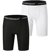 HYCOPROT Men’s Compression Shorts Spandex Sports Underwear Athletic Performance Baselayer Workout Running Active Tights