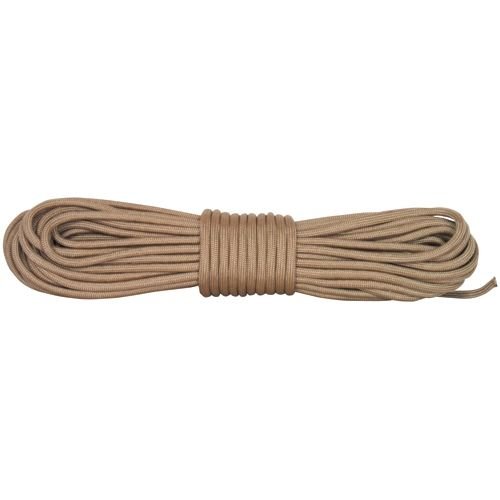 Fox Outdoor 82-23 Nylon Braided Paracord - 100' Hank Desert Tan