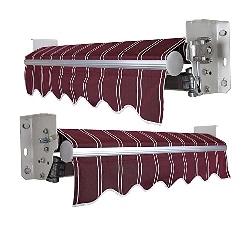 DNNAL Einziehbare Baldachin-Markise, Outdoor Baldachin Markise Balkon Markise Parkplatz Shed Aluminiumlegierung… – Bild 3