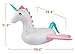 MarlJohns Giant Unicorn Pool Float,Inflatable Candy Pegasus Floting Toy 98