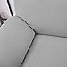 WINOMO Sofa Slipcover 3 Seater High Elasticity Couch Covers Furniture Protector (Grey)