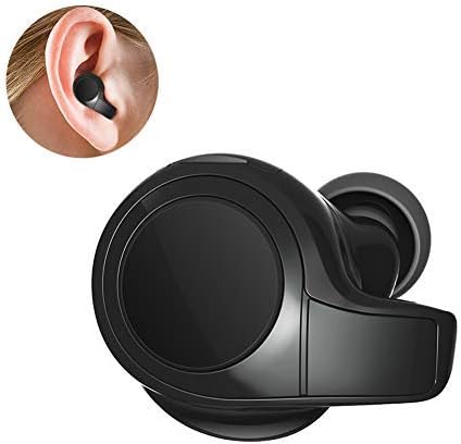 Essoy Wireless Bluetooth Earbud,Stereo Bluetooth Headphones with Microphone,Sports Workout Noise Cancelling in-Ear Earphone Car Headset for Cell Phones (Single earpiece) (black2)