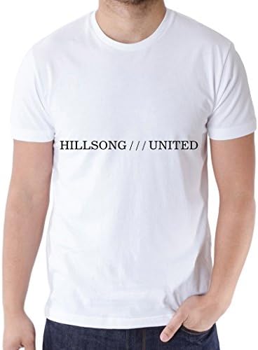 ZOLStyle Men's Hillsong United T Shirt Size XXL White