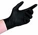 Diamond Gloves Black Advance Nitrile Examination Powder Free Gloves, Black, 6.3 mil, Heavy Duty, Medical Grade, 100/box