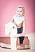 Baby Bandana Drool Bibs for Girls with 2 Burp Cloths, 6-Pack Gift Set for Drooling and Teething, 100% Organic Cotton, Soft, Absorbent, Hypoallergenic - 