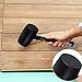 Goplus 5-Piece Hammer Set, 16/32 OZ Ball Pein Hammer, Rubber Mallet, Sledge Hammer, Cross Pein Hammer, Blacksmith Forge Tool w/Non-slip Handle for Metal Rivet, Chisel, Punch Peins Heavy Duty Hammers