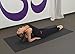 Extra Wide and Extra Long 1/4'' Deluxe Yoga Mat - Black