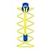 Nathan Lock Laces, Reflective Safety Yellow/Electric Blue