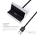 Gomffer USB Type C Charger Dock Station(Fit 2mm Phone Shell) for Samsung Galaxy S8 and Other Type-C Devices, Silver