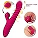 G-Spot Clitoris Vibrators Stimulation Clitoral Vibrators Treediride Nipple Anal Vagina Massager with Heating Sucking Function and 7 Vibrations Realistic Ribbit Vibrator Dildo Sex Toy for Women