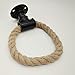 Nautical Towel Ring,Industrial Pipe Rope Towel Ring Wall Mounted Rustic Hand Towel Holder Bathroom Decor