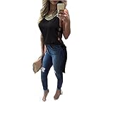 Women Summer Style Sleeveless Blouse Casual Chiffon Tank Tops T-Shirt