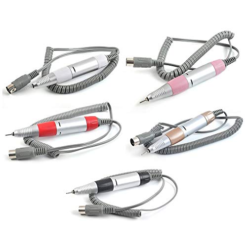 Nail Art Drill Pen Handle, Electric Nail Art Drill Pen Handle File Polish Grind Machine Handpiece Manicure Pedicure Tool Nail Art Accessories