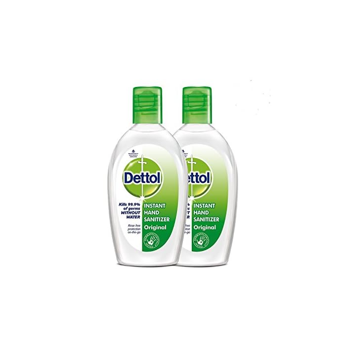 Dettol Sanitizer - 50 ml (Pack of 2)