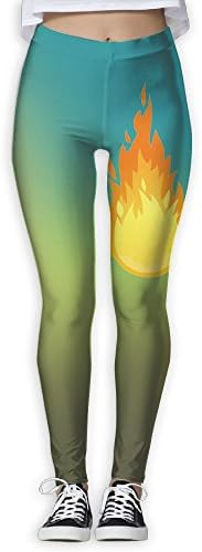 XiUHAJEDSS Women's Full-Length Printed Yoga Pants Pure Color