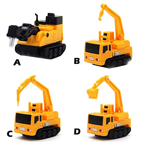 Rumas Gift Ideas Magic Inductive Construction Toys - Follow Line Engineering Vehicle Toy for Toddler Boys Girls - Preschool Toys Inductive Car Follows Black Line Toy for Kids