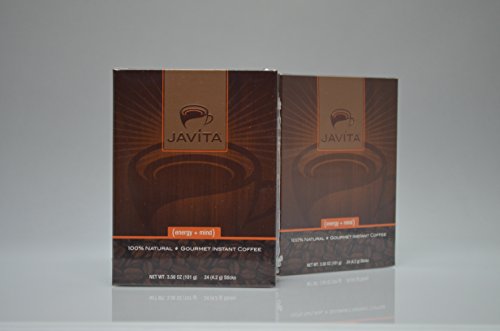 Javita (energy + mind) Gourmet Instant Coffee (Basic Kit - 2 boxes)