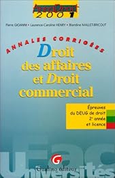 Droit des affaires et droit commercial