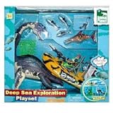 Animal Planet Deep Sea Exploration Playset Elasmosaurus with Exploration Raft