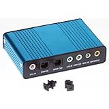 PC Trading&reg; 6 Channel 5.1 External USB Sound Card - Compatible with Win 2000, Win Xp, Win Vista, Win 7 - Driver CD Included