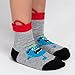 Ez Sox Toddler Socks Easy Pull Up Loops, 3-5 yrs, Monsters