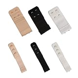 Garmol Women Bra Extender 1 Hook 2 Hook Back Band Extension Strap, 6-Pack