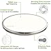 Hykolity 32 Inch Oval LED Ceiling Light, 35W [300W Equivalent] 3100LM, 4000K BN Finish Dimmable Saturn Flushmount Ceiling Light for Bedroom, Restroom, Washroom, Living Room